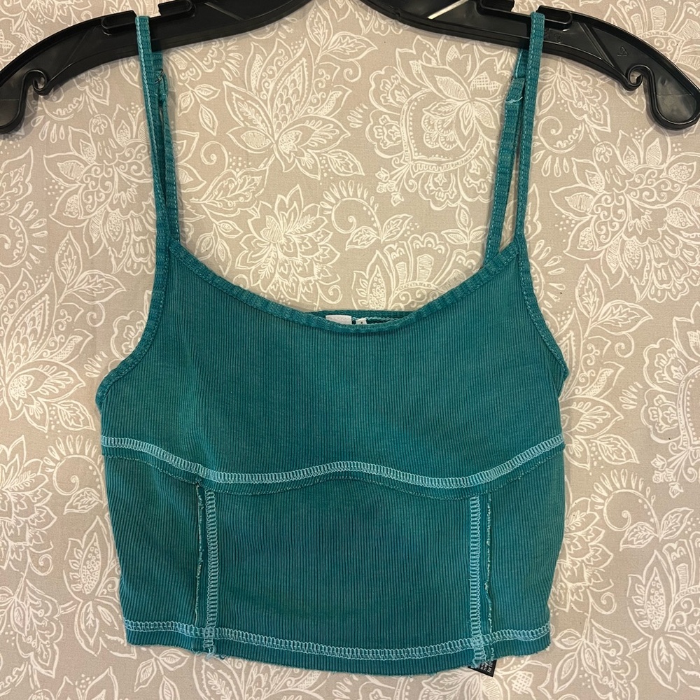 Out from under Urban Outfitters crop top